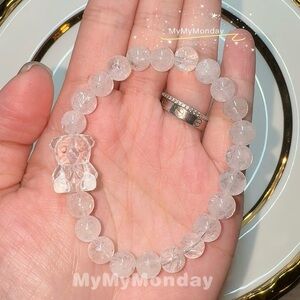 White Azeztulite Bracelet 8mm